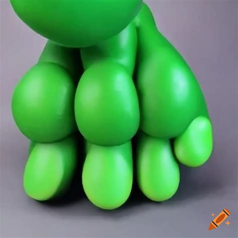 Close Up Of Green Feet Of Yoshi From Super Mario On Craiyon