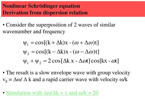 PPT II Nonlinear Wave Equations PowerPoint Presentation Free