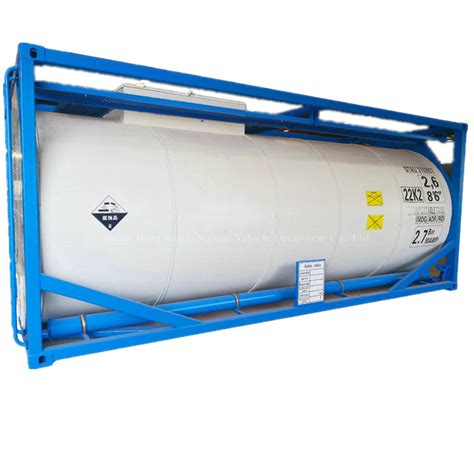 ISO Standard 20FT T7 T14 LDPE PTFE Lined Tank Containers For Chemical