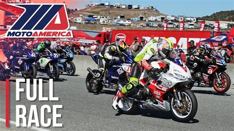 Motoamerica Rev It Twins Cup Race At Laguna Seca Youtube