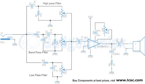 2 Channel Audio Equalizer Circuit Gadgetronicx