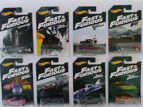 Coleção Completa 8 Carrinhos Hot Wheels Velozes E Furiosos Parcelamento sem juros