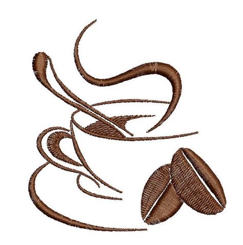 Cup Of Coffee Machine Embroidery Design Cup Of Coffee Embroidery Cup