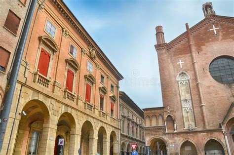 Bologna Italy Urban Architecture In The City Centre Stock Image