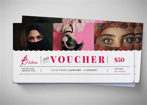 Fashion Garment Gift Voucher Design Template - 99Effects