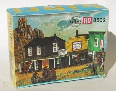 Kibri Ho Old West Town Structure Sheriff Dentist General Store Kit