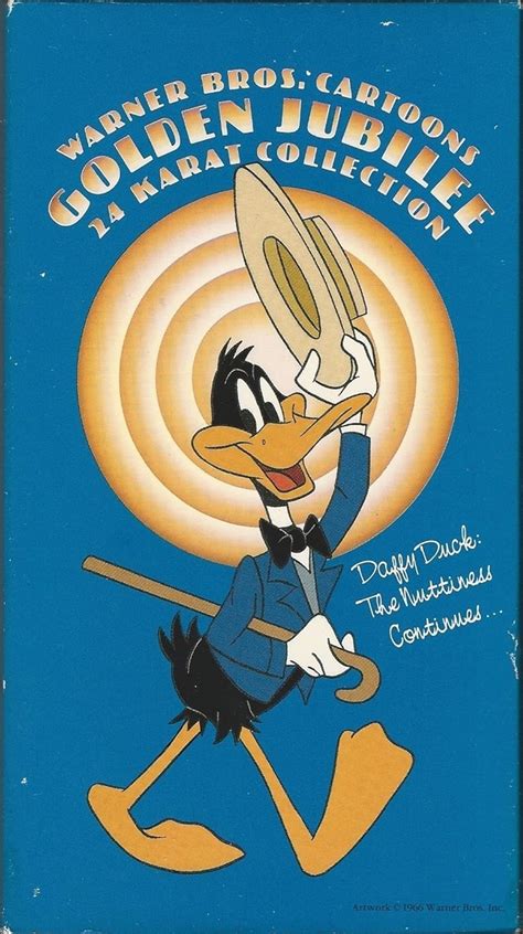 Warner Bros Cartoons Golden Jubilee Karat Collection Daffy Duck