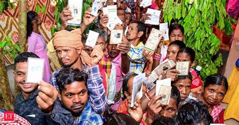 Lok Sabha Elections 2024 61 41 Pc Voter Turnout Recorded Till 5 Pm In Jharkhand The Economic