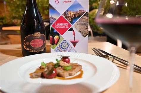 Il Lambrusco E La Cucina Del Sud Arriva Al Ristorante Luigi Pomata Di