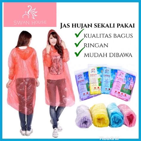 Jual Jas Hujan X Pakai Jas Hujan Tipis Jas Hujan Saku Praktis Jas