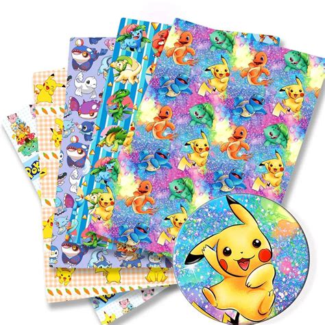 Pokemon Cartoon Fabric Cm Handmade Sewing Patchwork Quilting Baby