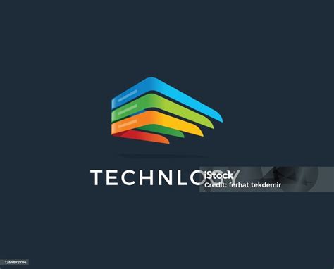 desain logo server minimal ilustrasi vektor ilustrasi stok