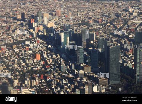 Aerial view of Mexico City, Mexico Stock Photo - Alamy