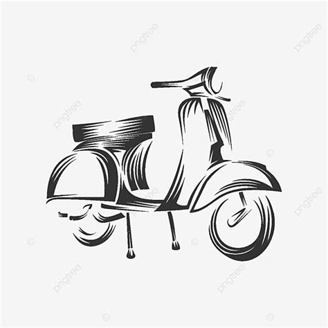 Vespa Vector Silhouette