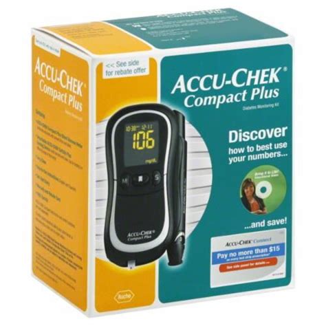 Accu Chek Compact Plus Diabetes Monitoring Kit 1 Count Fred Meyer