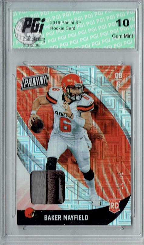 Baker Mayfield 2018 Panini 41 2 Color Patch 2425 Rookie