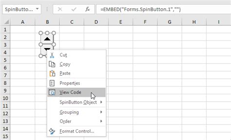 Spin Button In Excel Vba Step By Step Tutorial