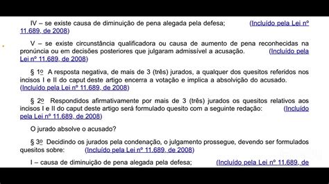 Código processo penal em áudio Art 482 a 491 voz humana YouTube