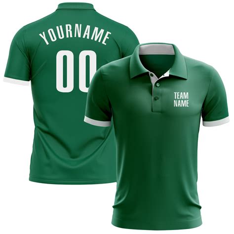 Custom Kelly Green Polo Shirts Kelly Green Polo Uniform Shirts Fansidea