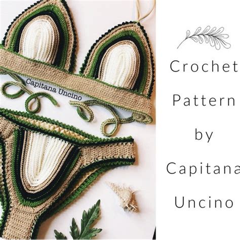 Pdf File For Crochet Pattern Marina Crochet Bikini Bottom Etsy