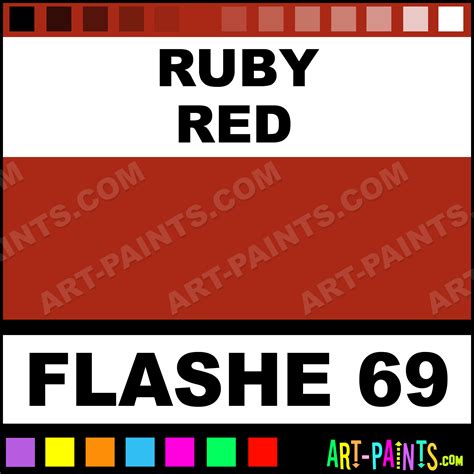 Ruby Red Artists Acrylic Paints - Flashe 69 - Ruby Red Paint, Ruby Red ...