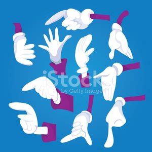 Cartoon Hand Gestures Stock Clipart | Royalty-Free | FreeImages