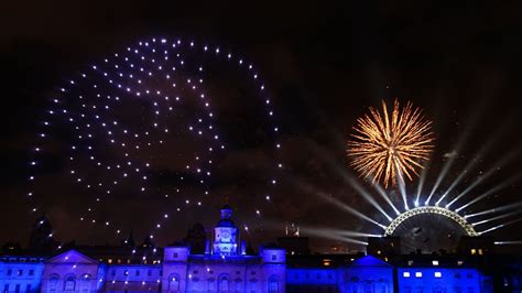 New Year 2023 Queen Elizabeth II Honored With Fireworks In London