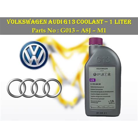 Audi Volkswagen Genuine G13 Coolant Radiator Coolant - 1.5Liter ...