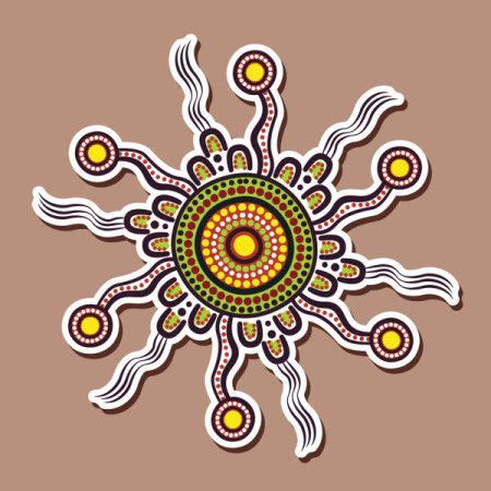 Indigenous art inspired illustration for sticker design - Download ...