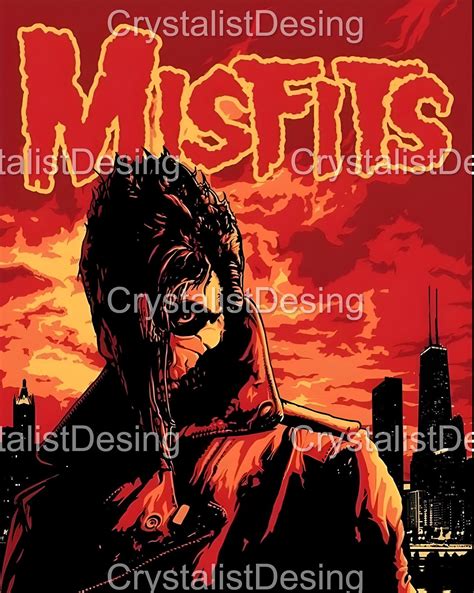 Misfits Png L Misfits Arts L Misfits Png Arts L Misfits Band Etsy