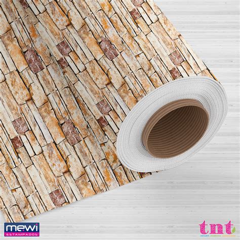 Tecido Estampado TNT Mewi Pedras Decorativas C 50 Metros Papelaria