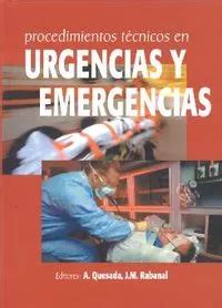 Libro Procedimientos Tãcnicos En Urgencias Y Emergencias Envío gratis