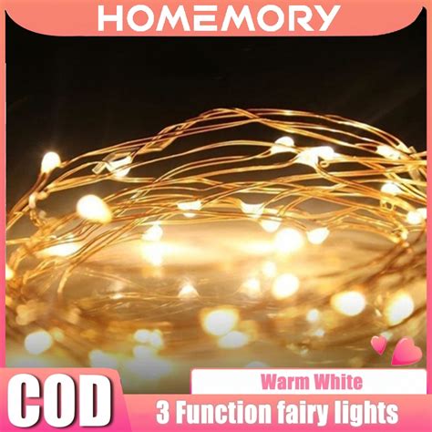 Homemory Fairy Lights LED Battery Operated Christmas Light Fairy String