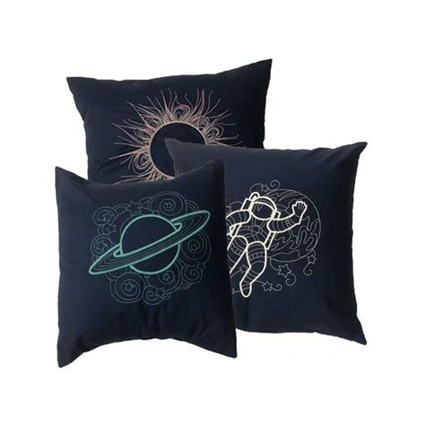 Decorative Space Cushion Hand Sewn 3 Designs Astronaut Etsy