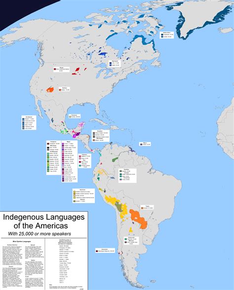 Indigenous Languages of the Americas with more... - Maps on the Web