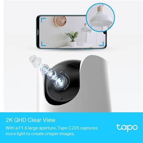 Tapo C225 Pan Tilt AI Home Security Wi Fi Camera TP Link Greece