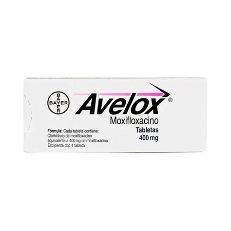 Avelox 400 Mg 7 Tabletas