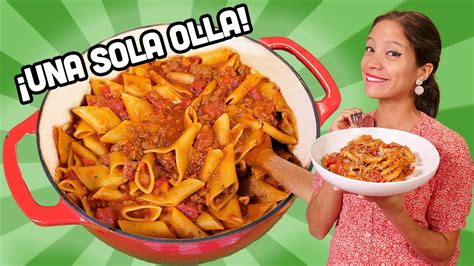 PASTA BOLOÑESA EN UNA SOLA OLLA SIN COLAR RAPIDÍSIMA La Cooquette