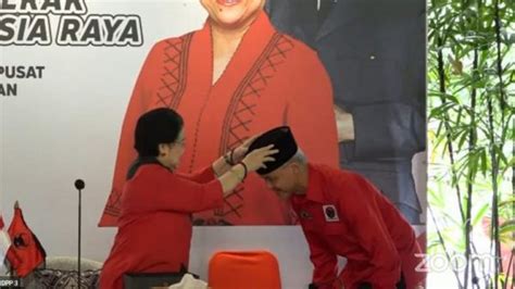 Megawati Soekarnoputri Umumkan Ganjar Pranowo Sebagai Calon Presiden