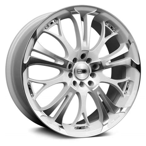 HD SPINOUT Wheels Gloss White With Machined Face Rims