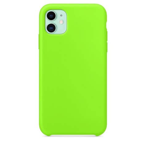 Capinha Celular Para Iphone Silicone Aveludado Verde Netshoes