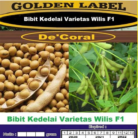 Jual Bibit Kedelai Varietas Wilis F1 Kemasan Derigent Benih Kedelai