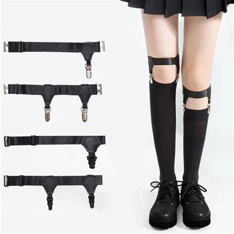 Women Sexy Punk Goth Pu Leather Elastic Garter Leg Thigh Ring Clothing