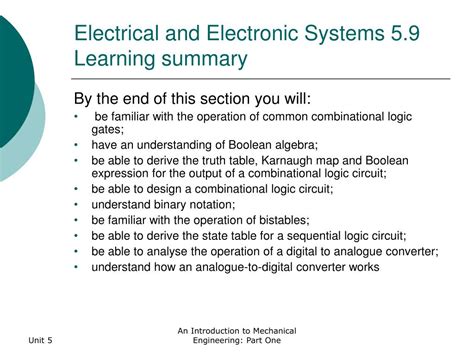 Ppt Electrical And Electronic Systems Key Points Powerpoint