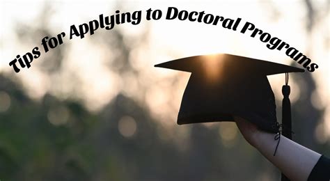 tips  applying  doctoral programs aasl knowledge quest