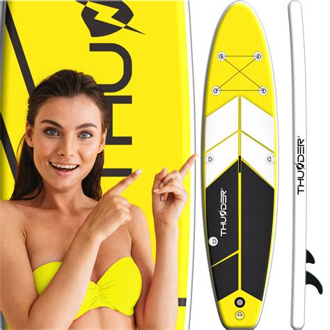 Deska Sup Cm Do P Ywania Stand Up Paddle Pompowana Zestaw Siedzisko