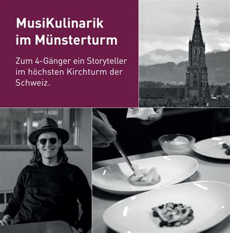 Musik Kulinarik Auf Dem Berner M Nster Restolike Creative Food