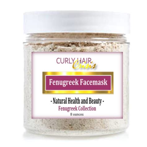 Organic Fenugreek Face Mask – curlyhaircrisis