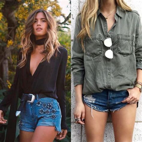 Looks Shorts Jeans Confira Maneiras Estilosas De Usar Shorts Jeans