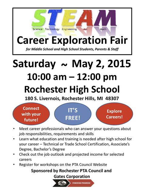 Students Encouraged To Check Out The Steam Career Exploration Fair